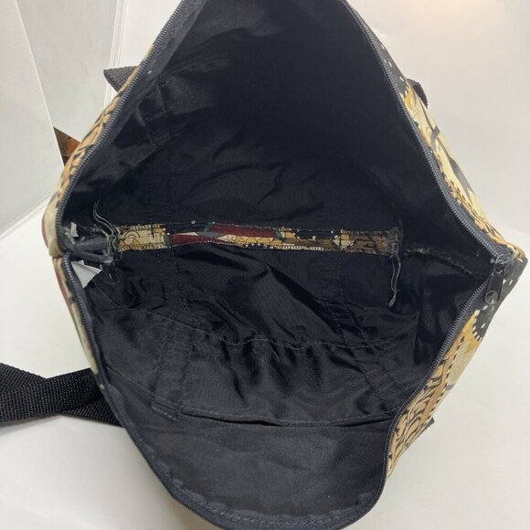 Vintage Moon Glow Shoulder Bag Handmade Sunflower Garden Granny Beehive - Picture 7 of 11